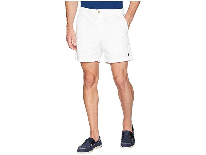 Polo Ralph Lauren Cotton Stretch Twill Shorts (white) Men's Shorts