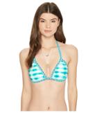 Body Glove Blur Love Triangle Top (seafoam) Women's Swimwear