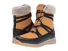 Salomon Heika Ltr Cs Wp (camel Gold Leather/black/vintage Kaki) Women's Shoes