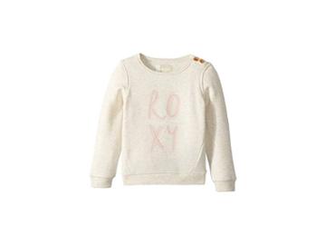Roxy Kids My Days Poetic Fleece (toddler/little Kids/big Kids) (metro Heather) Girl's Sweatshirt
