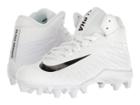 Nike Kids Alpha Menace Varsity Mid Football (little Kid/big Kid) (white/black/black) Kids Shoes
