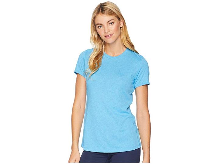 New Balance Heather Tech Tee (polaris Heather) Women's T Shirt