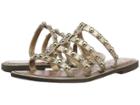 Sam Edelman Glenn (dark Molten Gold Tumbled Opal Metallic Leather) Women's Sandals