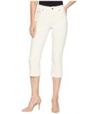Chaps Stretch Cotton Twill Skinny Capri Pant (natural) Women's Casual Pants