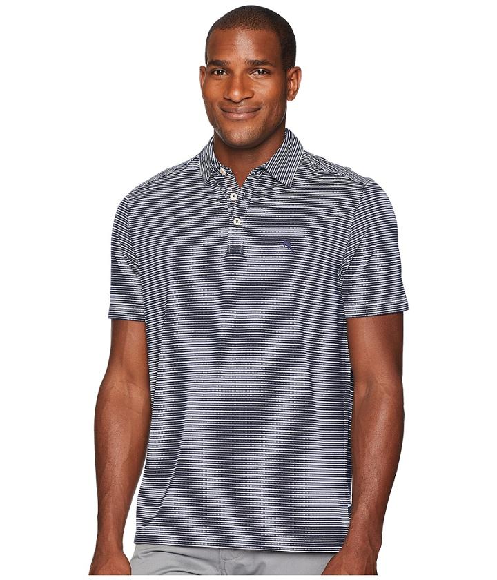 Tommy Bahama Marina Marlin Polo Shirt (ocean Deep) Men's Clothing