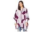 Echo Design Cubist Knit Ruana (smoked Lilac) Scarves