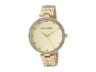 Steve Madden Round Case Ladies Alloy Band Watch Smw179 (gold) Watches