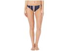 Roxy Romantic Senses Full Coverage Bikini Bottoms (medieval Blue Macy Stripe Swim) Women's Swimwear