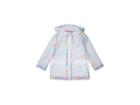 Urban Republic Kids Transparent Raincoat With Rainbow Piping (little Kids/big Kids) (clear) Girl's Coat