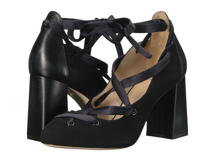 Zac Zac Posen Helena (black Suede) Women's Shoes