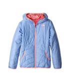 The North Face Kids Reversible Perrito Peak Jacket (little Kids/big Kids) (collar Blue (prior Season)) Girl's Coat