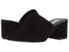 Steve Madden Notch (black Suede) Women's Clog/mule Shoes
