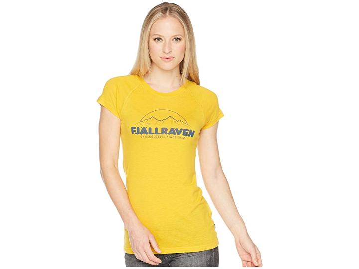 Fjallraven Abisko Trail T-shirt Print (dandelion) Women's T Shirt