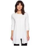 Lisette L Montreal Sienna Jersey Knit Top (white) Women's Long Sleeve Pullover