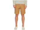 Billy Reid Clyde Linen Shorts (dark Tan) Men's Shorts