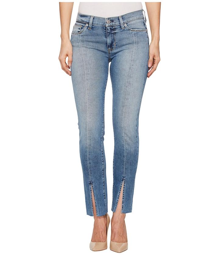 Hudson Nico Mid-rise Ankle Straight W/ Front Slit Jeans In Moxie (moxie) Women's Jeans