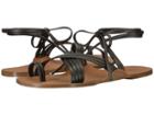 Via Spiga Allegra (black Leather) Women's Sandals
