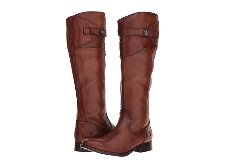 Frye Molly Button Tall (cognac) Cowboy Boots