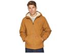 Dickies Sanded Duck Sherpa Lined Hooded Jacket (brown Duck) Men's Coat