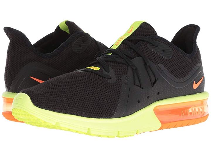 Nike Air Max Sequent 3 (pure Platinum/total Orange/volt) Men's Shoes