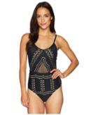 Jets By Jessika Allen Impressions Tank One-piece (black) Women's Swimsuits One Piece