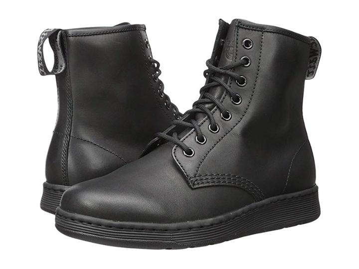 Dr. Martens Newton 8-eye Boot (black Temperley 1) Lace-up Boots