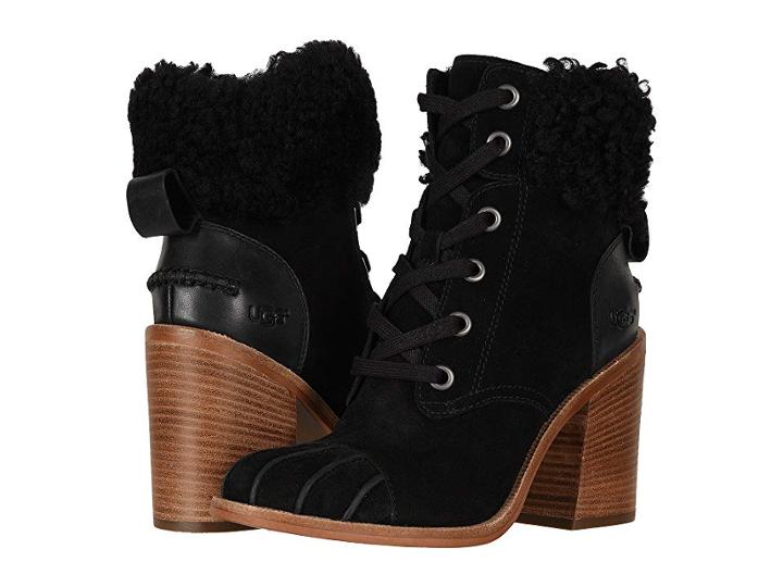 Ugg Jaxon Boot (black) Women's Lace-up Boots