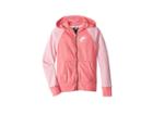 Nike Kids Sportswear Vintage Full-zip Hoodie (little Kids/big Kids) (pink Nebula/pink/sail) Girl's Sweatshirt