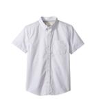 Quiksilver Kids Everyday Wilsden Short Sleeve Shirt (big Kids) (micro Chip) Boy's Short Sleeve Button Up