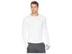 Nike Dry Miler Long Sleeve Running Top (white/white) Men's Clothing