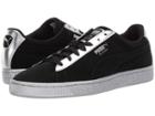 Puma Suede Classic Metallic (puma Black/puma Silver) Men's Lace Up Casual Shoes