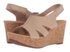 Clarks Annadel Bari (sand Nubuck) Women's Shoes
