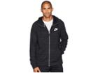 Nike Nsw Av15 Hoodie Full-zip Knit (black/heather/white) Men's Sweatshirt