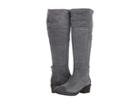 Timberland Sutherlin Bay Tall Boot (dark Grey Suede) Women's Zip Boots