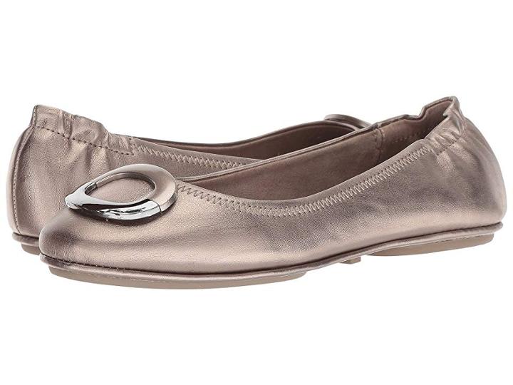 Bandolino Fanciful (pewter Synthetic) Women's Flat Shoes