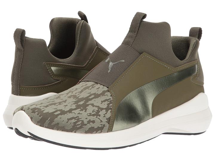 Puma Puma Rebel Mid Vr (olive Night/olive Night) Women's Shoes