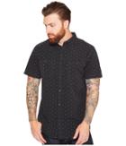 Rip Curl Salida Short Sleeve Shirt (black) Men's Short Sleeve Pullover