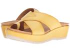 Kork-ease Baja Sport (yellow Full Grain Leather) Women's Sandals