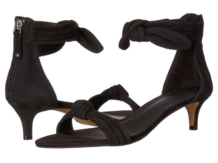 Rebecca Minkoff Kaley (black Kid Suede) Women's 1-2 Inch Heel Shoes