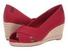 Tommy Hilfiger Narnia (medium Red Fabric) Women's Shoes