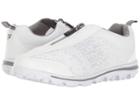 Propet Travelactiv Zip (white/silver) Women's  Shoes