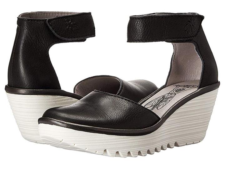 Fly London Yand709fly (black/off-white Brito) Women's Shoes