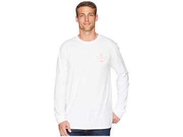 The North Face Long Sleeve 90s Script Tee (tnf White) Men's Long Sleeve Pullover