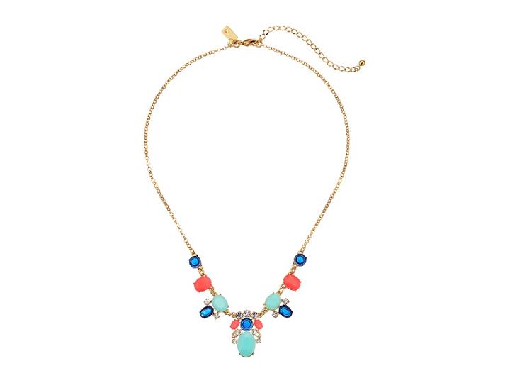 Kate Spade New York Jeweled Tile Mini Necklace (multi) Necklace
