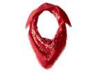 Echo Design Heart Bandana Scarf (ruby Red) Scarves