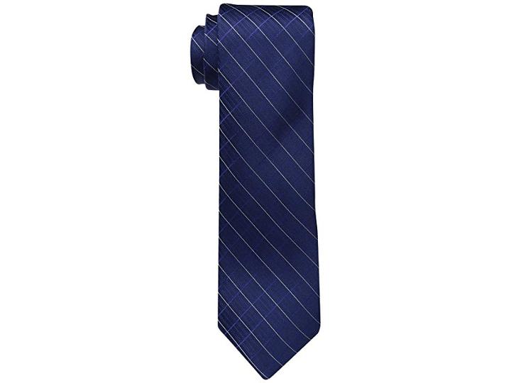 Calvin Klein Etched Windowpane B (navy) Ties