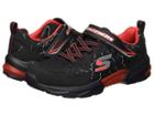 Skechers Kids Techtronix 97841l (little Kid/big Kid) (black/red) Boy's Shoes