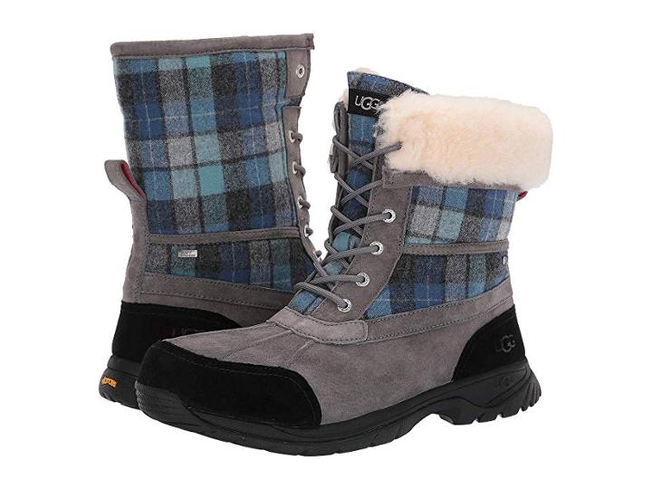 Ugg Butte (blue Surf Plaid) Men's Shoes