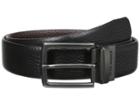 Steve Madden 35mm Pebble Leather Reversible Belt (brown/black) Men's Belts