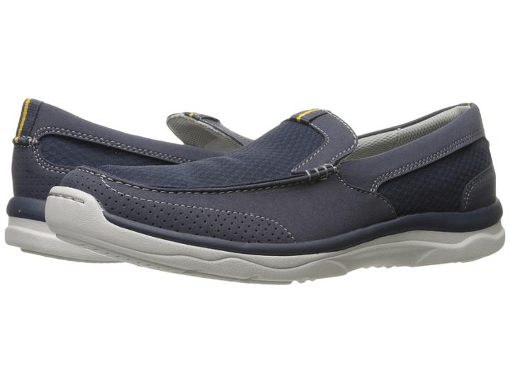 Clarks Marus Step (navy Synthetic) Men's Shoes